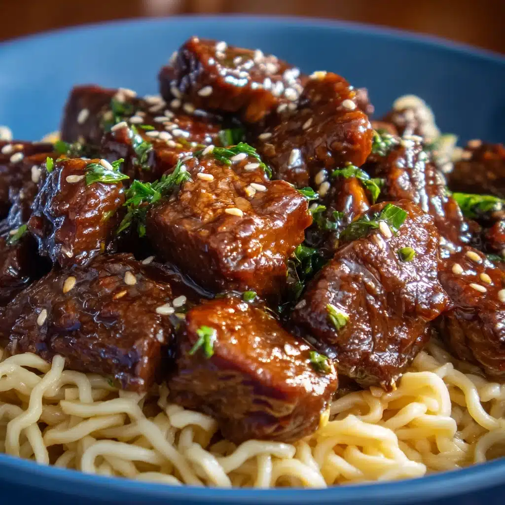 Sweet and Spicy Garlic Steak Pasta Recipe