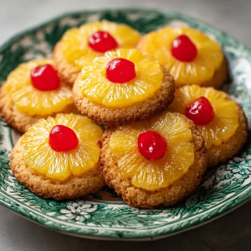 Christmas Pineapple Upside-Down Sugar Cookies Recipe