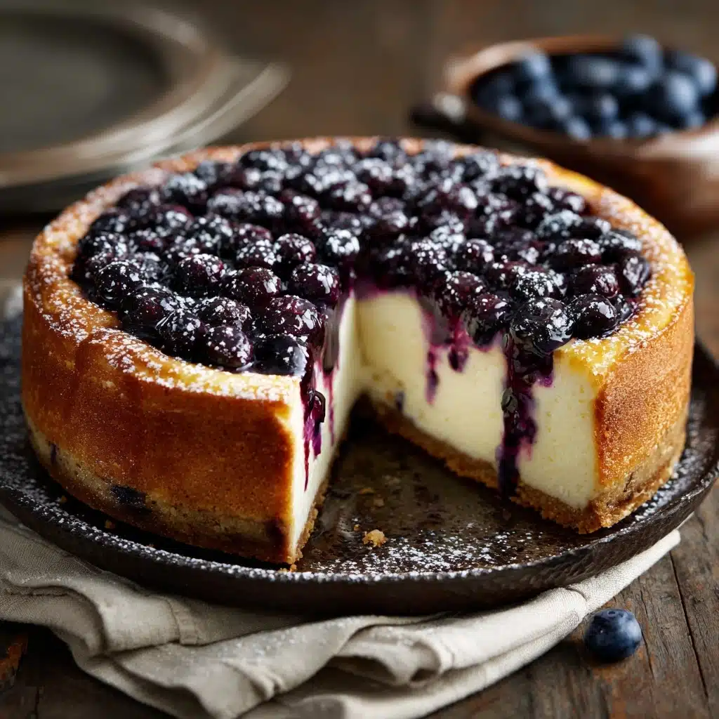 Blueberry Basque Cheesecake Recipe