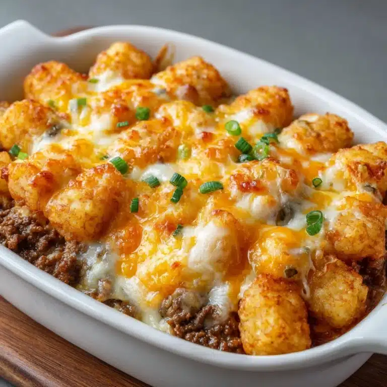 Tater Tot Casserole with Ground Beef Recipe