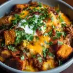 Cheesy One Pot Cowboy Casserole Recipe