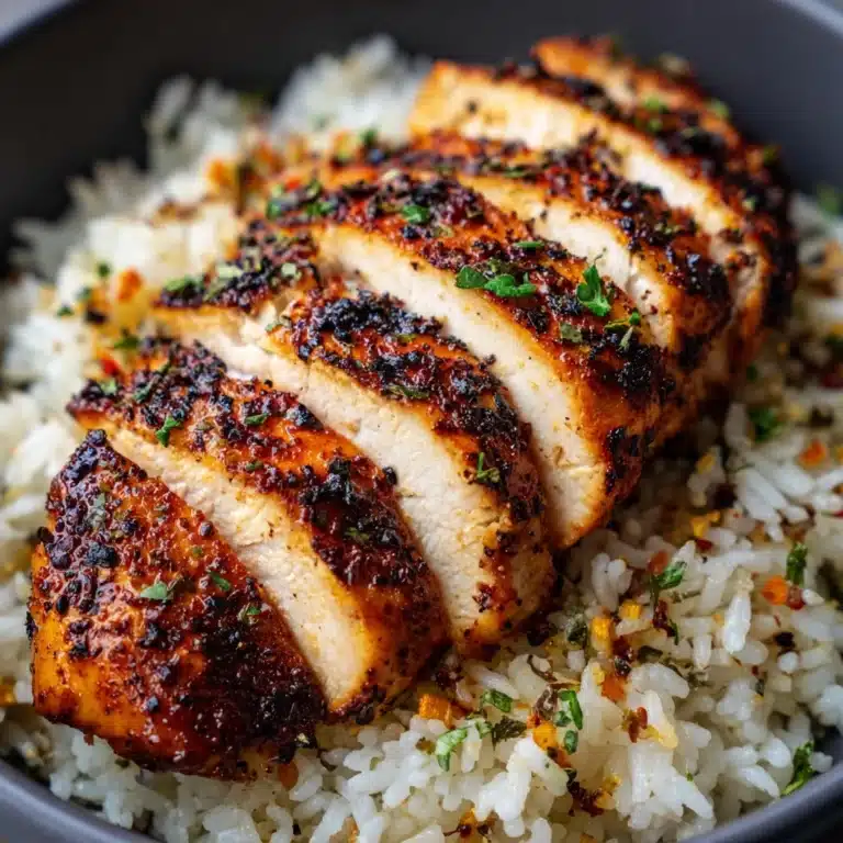 Chicken with Garlic Parmesan Rice Recipe