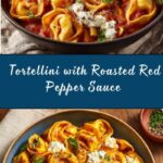 Tortellini with Roasted Red Pepper Sauce Recipe