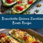 Bruschetta Quinoa Zucchini Boats Recipe