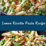 Lemon Ricotta Pasta with Fresh Peas Recipe
