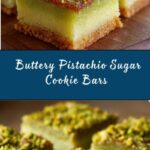 Buttery Pistachio Sugar Cookie Bars Recipe