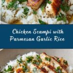 Chicken Scampi with Garlic Parmesan Rice Recipe