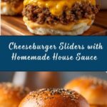 Cheddar Cheeseburger Sliders with House Sauce Recipe