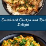 Creamy Smothered Chicken and Rice Recipe