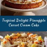 Hawaiian Pineapple Carrot Cream Cake Recipe