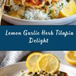 Creamy Lemon Garlic Herb Tilapia Recipe