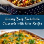 Beef Enchilada Casserole with Rice Recipe