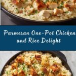 Creamy Parmesan One-Pot Chicken and Rice Recipe