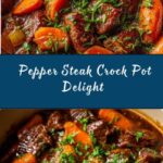 Pepper Steak in a Crock Pot Recipe