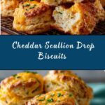 Cheddar Scallion Drop Biscuits Recipe