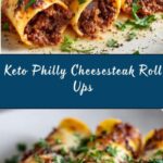 Keto Philly Cheesesteak Roll Ups Recipe
