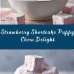 Easy Strawberry Shortcake Puppy Chow Recipe