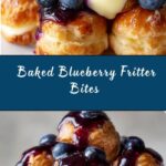 Baked Blueberry Fritter Bites Recipe
