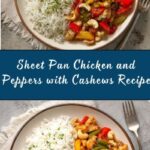Sheet Pan Chicken and Peppers with Cashews Recipe