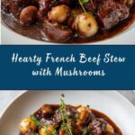 Classic French Beef Stew and Mushrooms Recipe