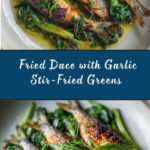 Fried Dace with Stir-Fried Greens Recipe