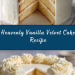 Vanilla Velvet Cake with Creamy Frosting Recipe