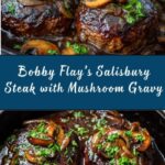 Bobby Flay’s Salisbury Steak Recipe with Mushroom Gravy Recipe