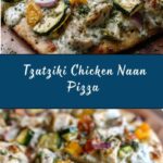 Tzatziki Chicken & Veggie Naan Pizza Recipe