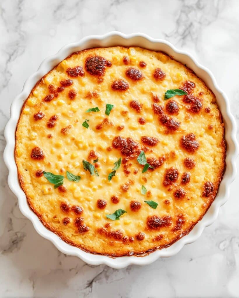 Cheesy Cream Cheese Corn Casserole Recipe