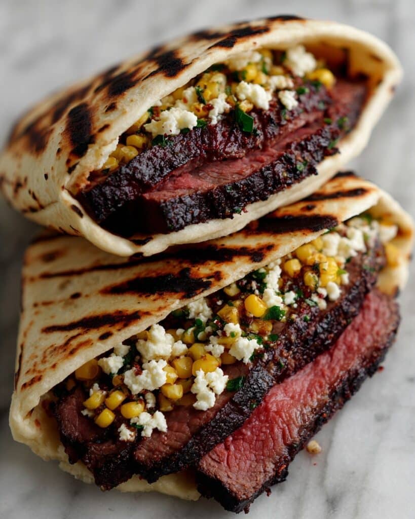 Grilled Steak Elote Tacos Recipe