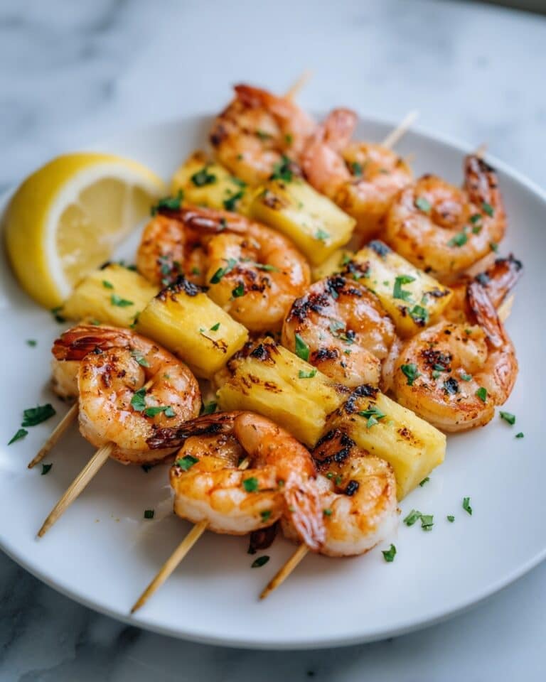 Grilled Shrimp Pineapple Skewers Recipe