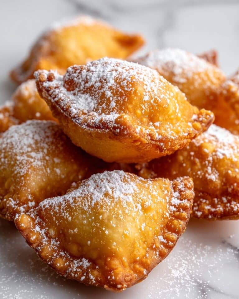 Crispy Homemade Sopapillas Puff with Honey and Cinnamon Sugar Recipe