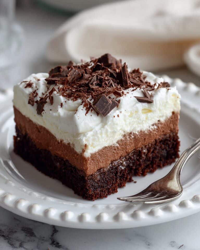 French Silk Brownie Layered Dessert Recipe