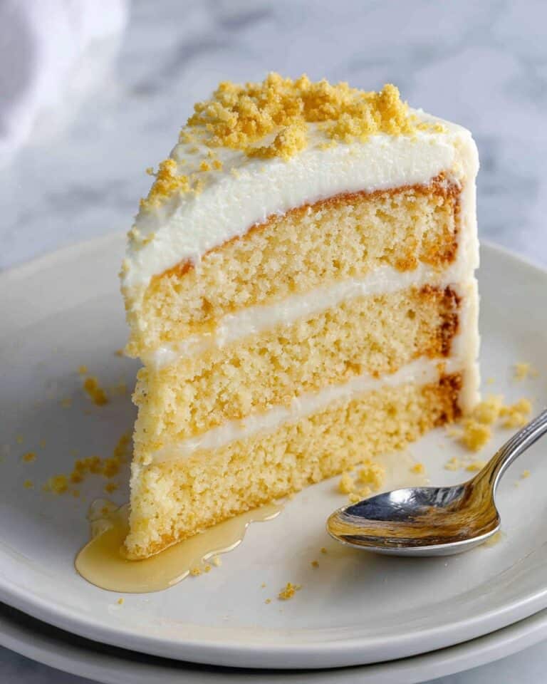 Layered Cornbread Cake with Whipped Honey Butter Frosting Recipe