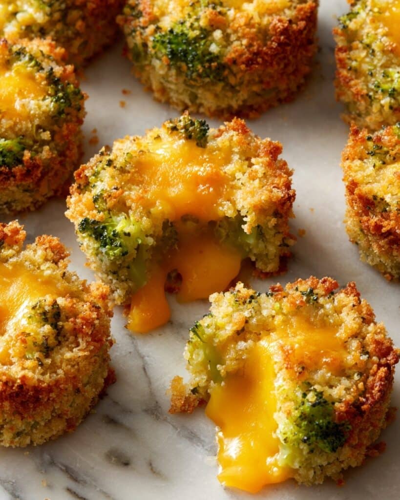 Baked Broccoli Cheese Balls Recipe
