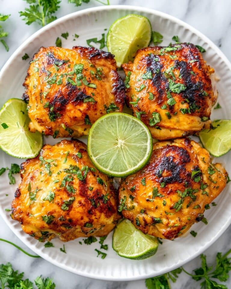 Crispy Cilantro Lime Chicken Thighs Recipe