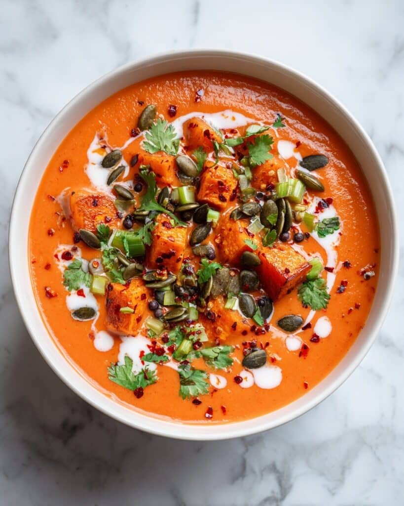 Spiced Sweet Potato Lentil Soup Recipe