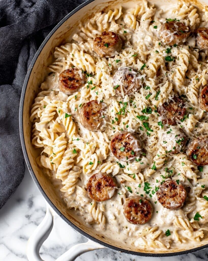 Creamy Smoked Sausage Pasta Recipe