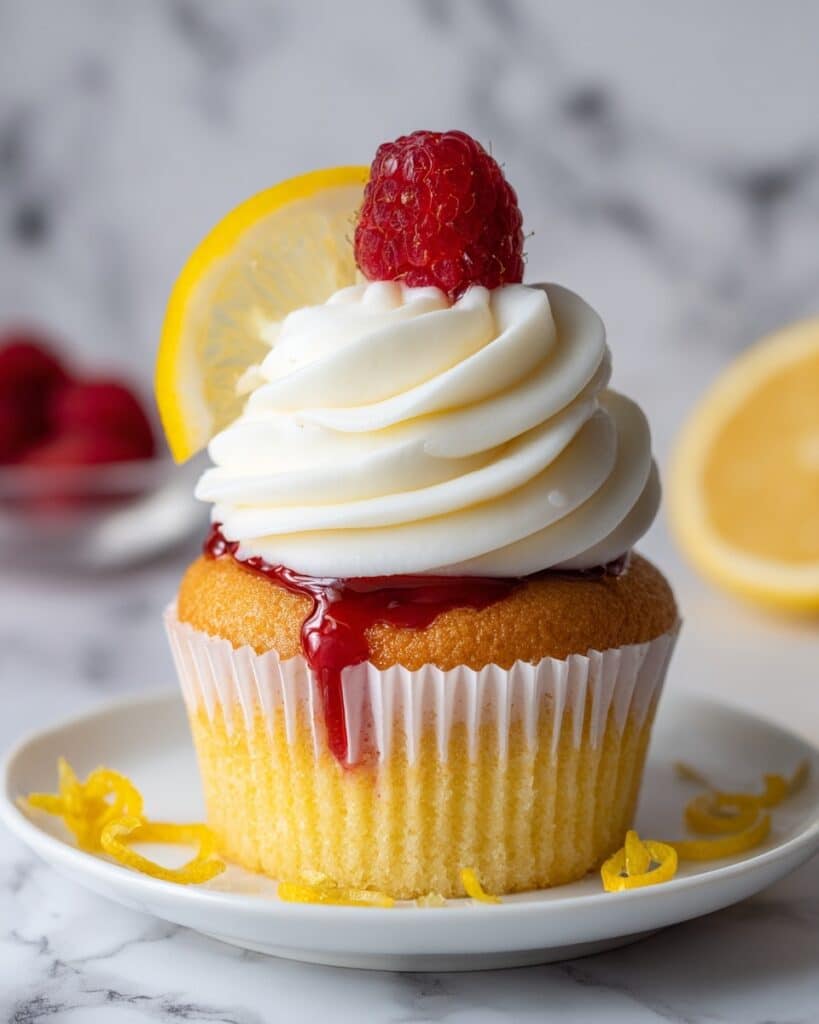 Raspberry Lemon Heaven Cupcakes Recipe
