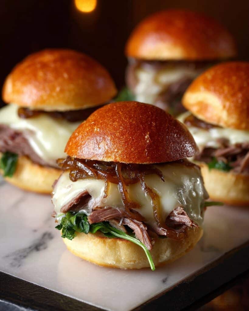 Philly Cheesesteak Sliders Recipe