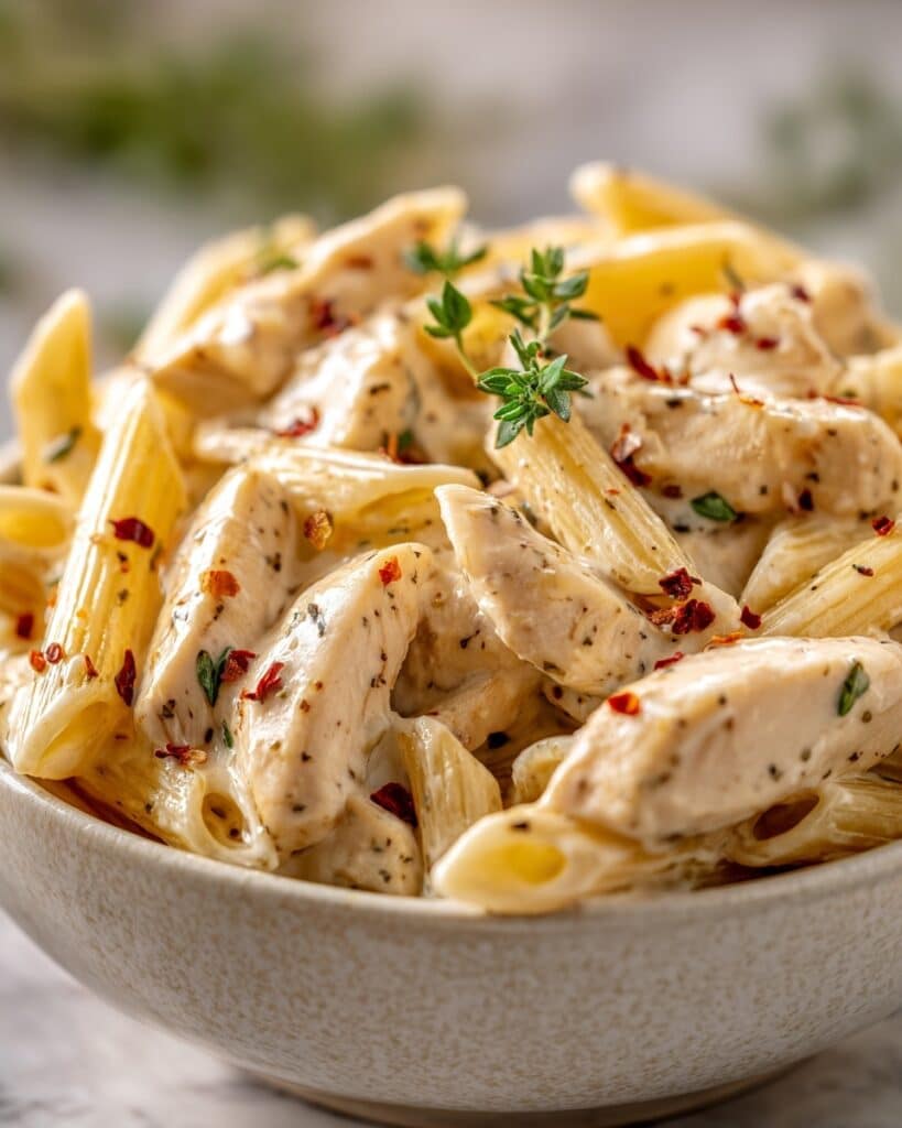 Garlic Parmesan Chicken Pasta Recipe