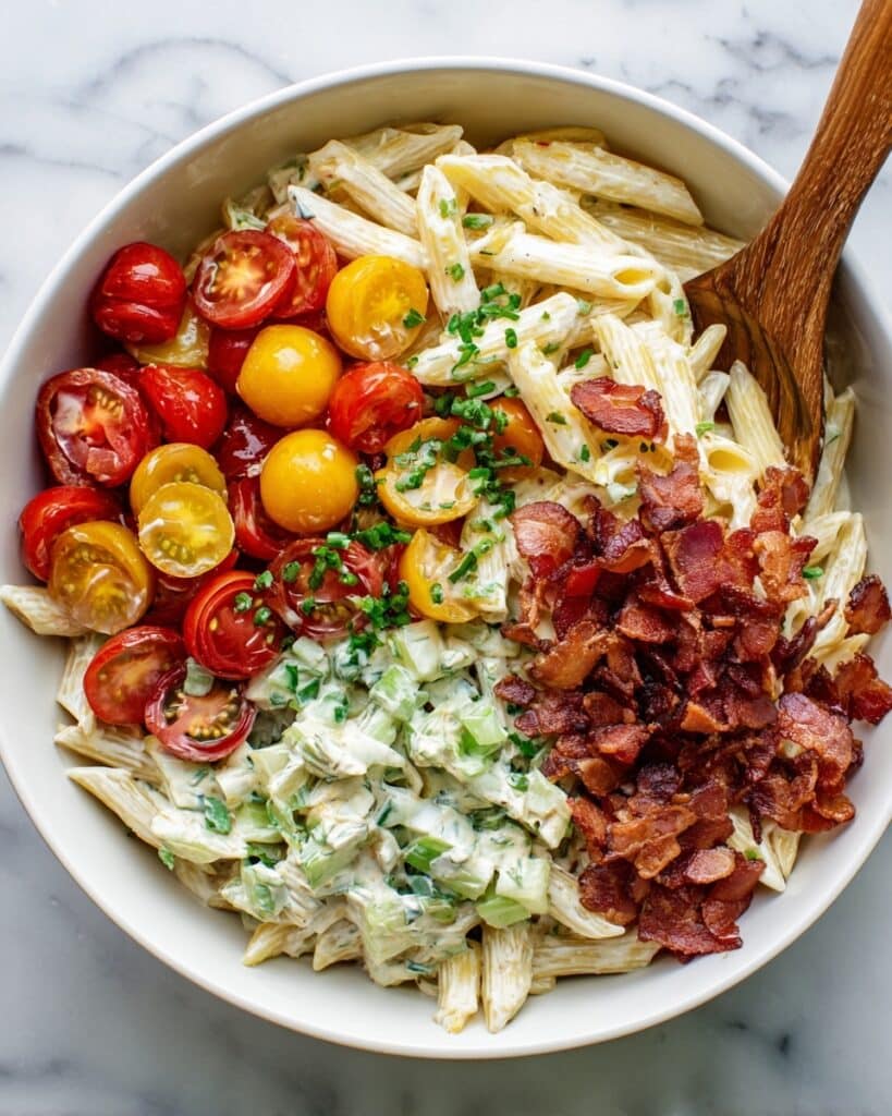 Chicken Club Pasta Salad Recipe