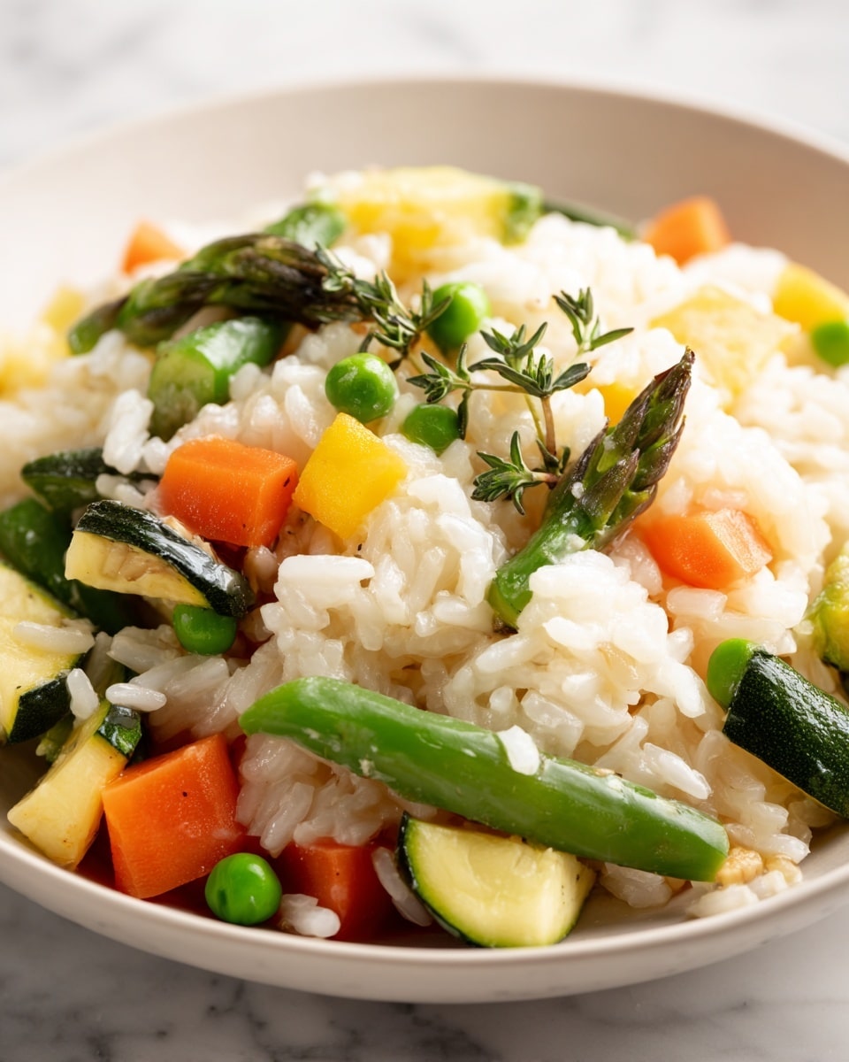 Spring Vegetable Risotto Fresh Creamy Spring Dish