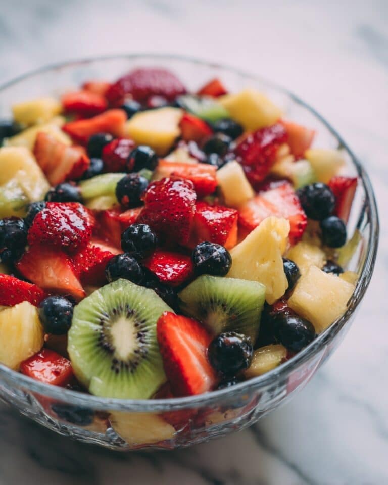 Fresh Fruit Salad with Honey and Mint Recipe