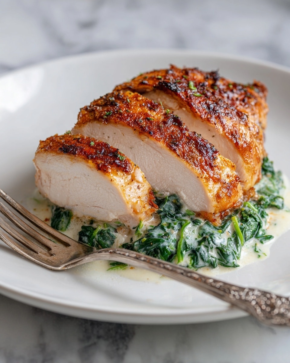Spinach Stuffed Chicken Breast Recipe - Recipe Image