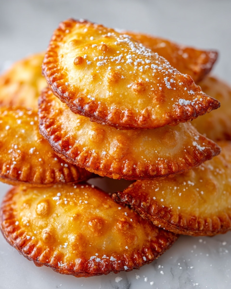 Crispy Homemade Sopapillas Puff with Honey and Cinnamon Sugar Recipe - Recipe Image
