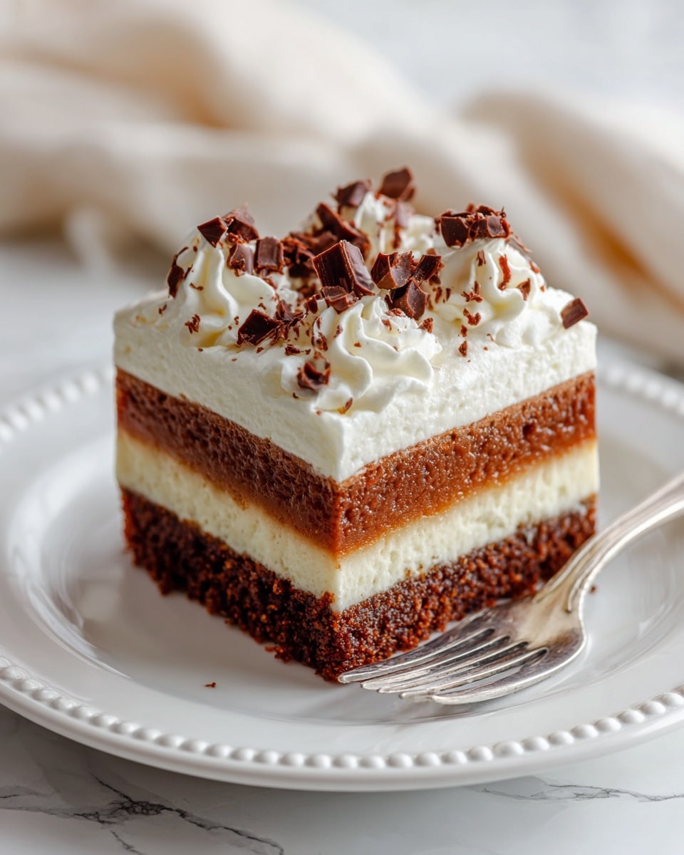 French Silk Brownie Layered Dessert Recipe - Recipe Image