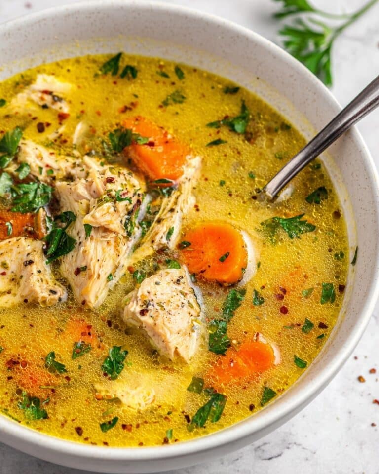 Anti-Inflammatory Turmeric Chicken Soup Recipe