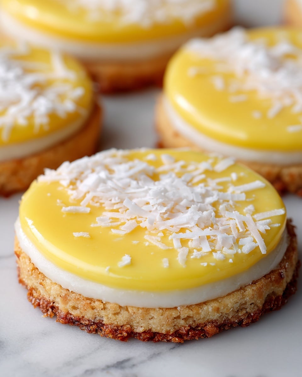 Coconut Lemon Cheesecake Cookies Recipe - Recipe Image