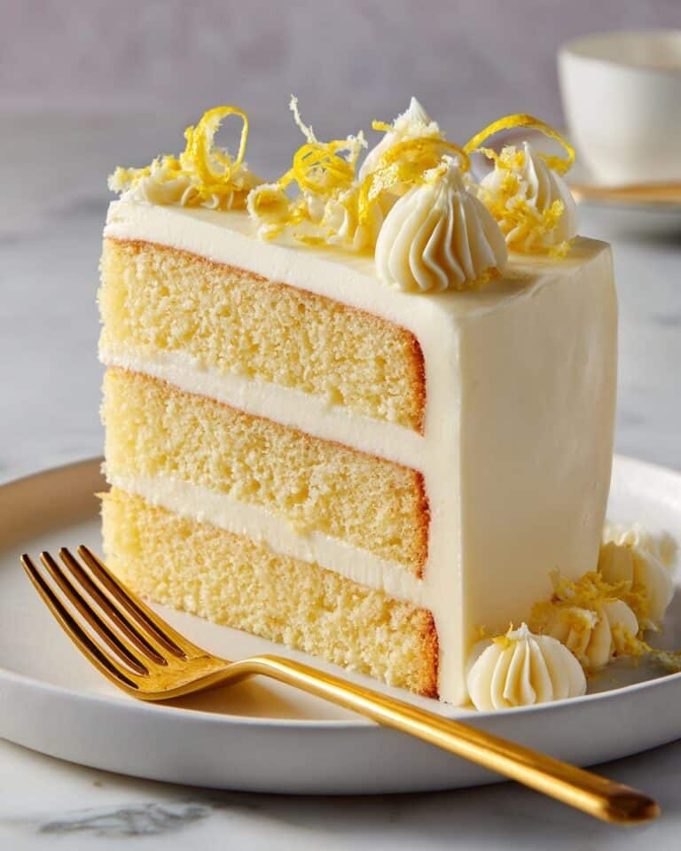 Lemon Velvet Cake with Lemon Cream Cheese Frosting Recipe